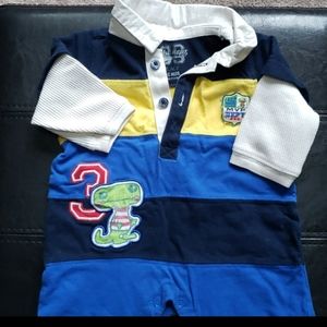 Children's place Infant's one piece/ Shortall 3-6 months blue yellow